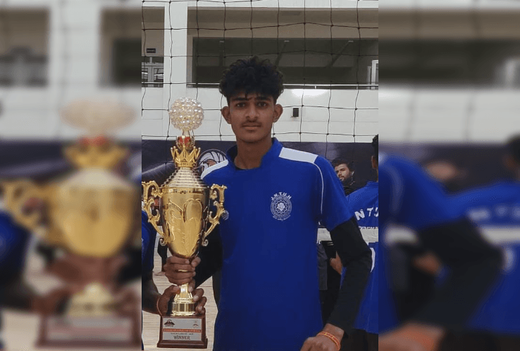 K. HARSHAVARDHAN – 21671A7318 –B. TECH – AI&ML – 4/4 Participated VOLLEYBALL (Men)  got Selected to the Nationals for Team Player in JNT UNIVERSITY HYDERABAD.